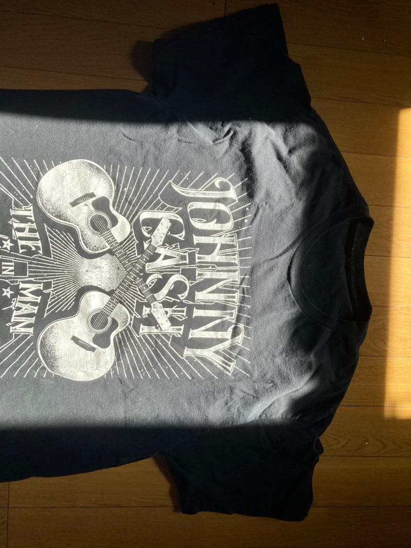 ジョニー・キャッシュ Tシャツ 黒