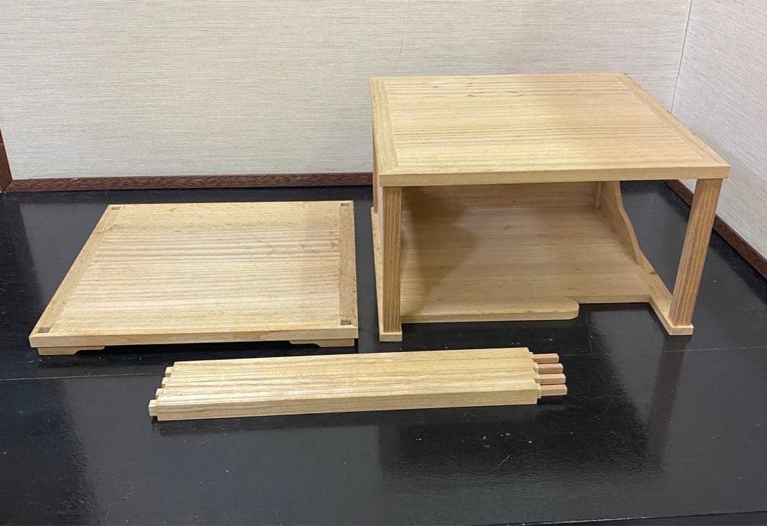 [茶道具] 遠山棚　(紙箱) ○