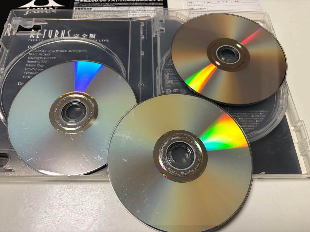 X JAPAN DVD4本セット