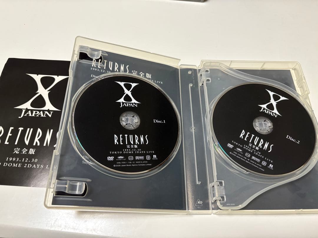 X JAPAN DVD4本セット