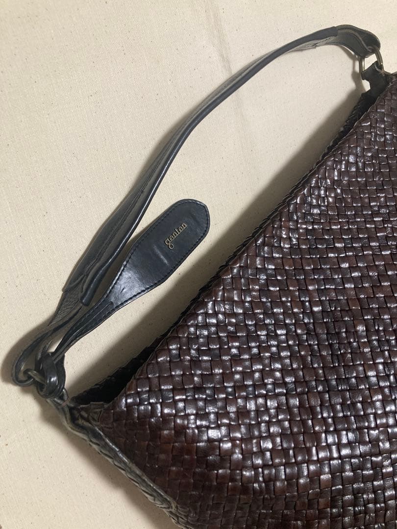 genten ラストリコ 2way ショルダーバッグ　トートバッグ　メッシュ