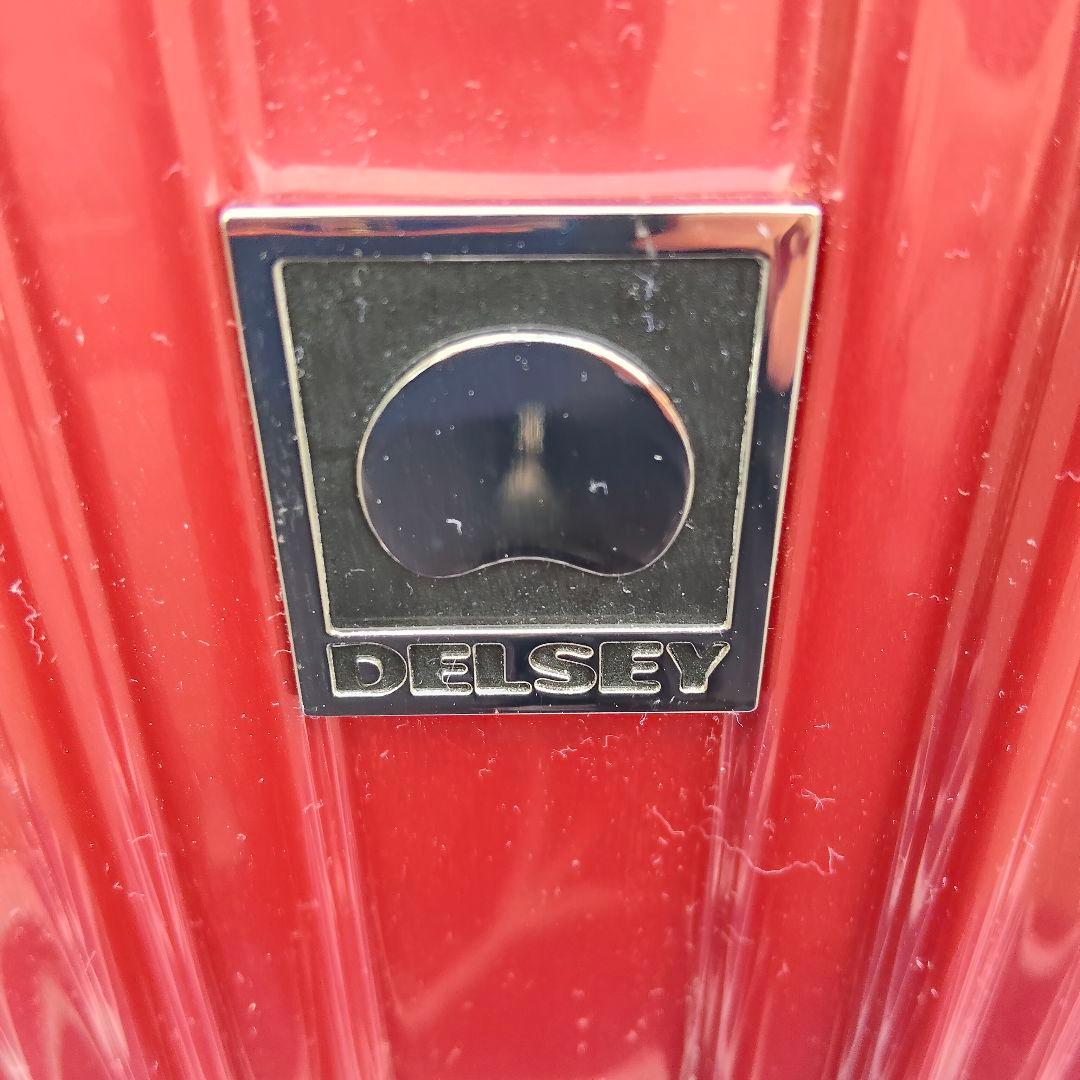 DELSEY デルセー キャリーケース 機内持込可 レッド 4輪 TSAロック