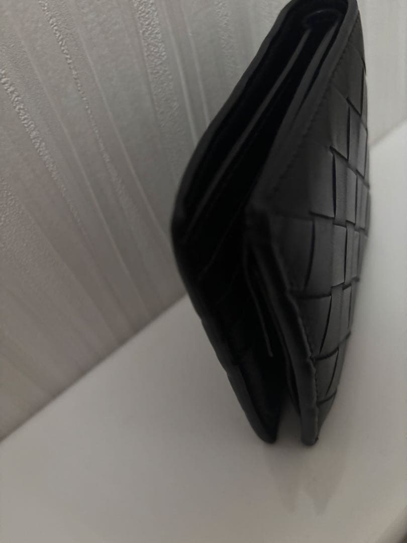 ボッテガ　BOTTEGA VENETA 二つ折り財布　ケース付き ブラック