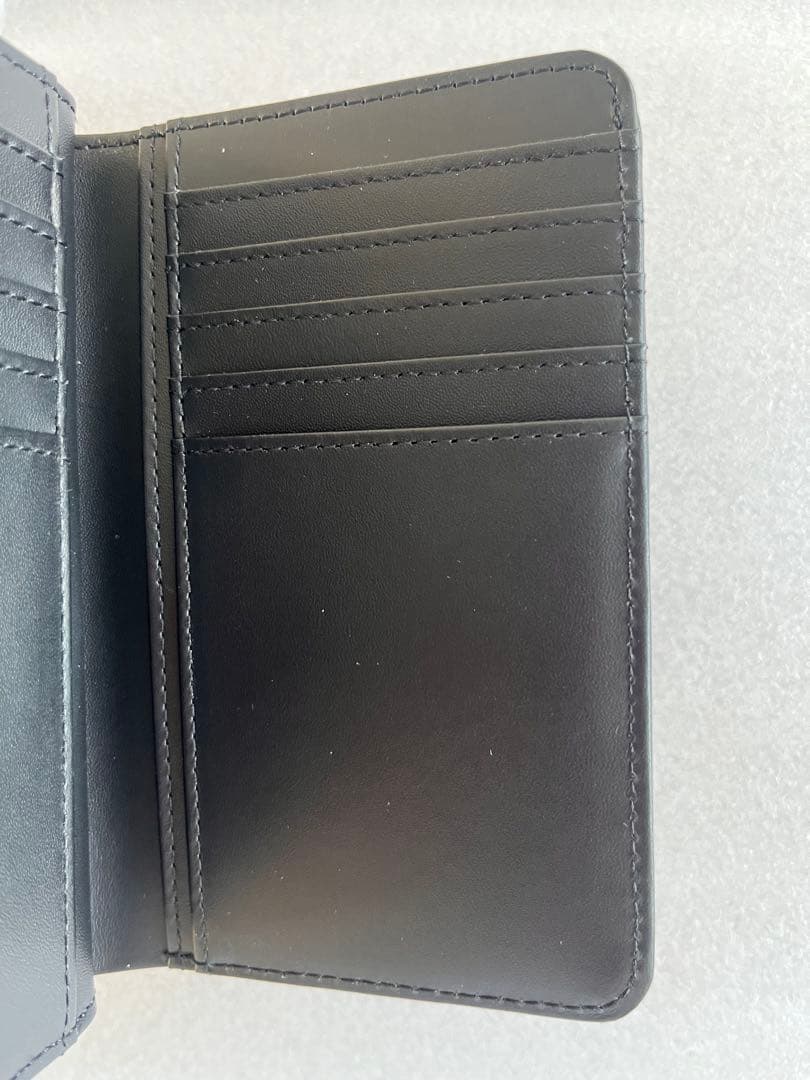 【値下げ】MARY QUANT フーリーDパッチ Lウォレット ブラック