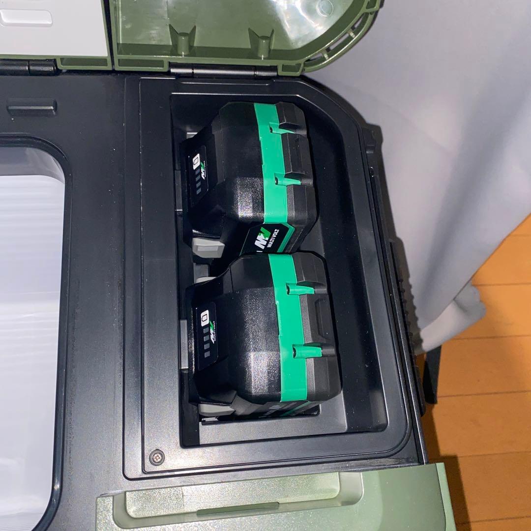 ハイコーキ コードレス冷温庫 UL18DB オリーブ　バッテリー2個