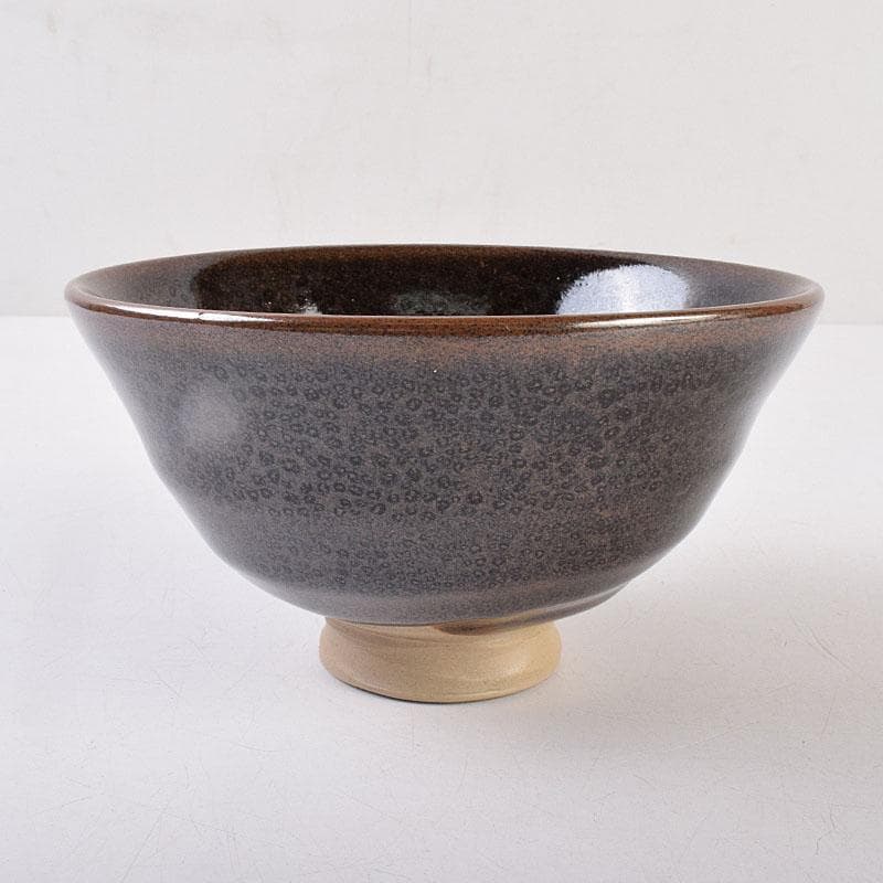 茶道具　上野焼　十五代　熊谷紅陽作　茶碗　堀内宗完(兼中斎)極め箱　VR9097