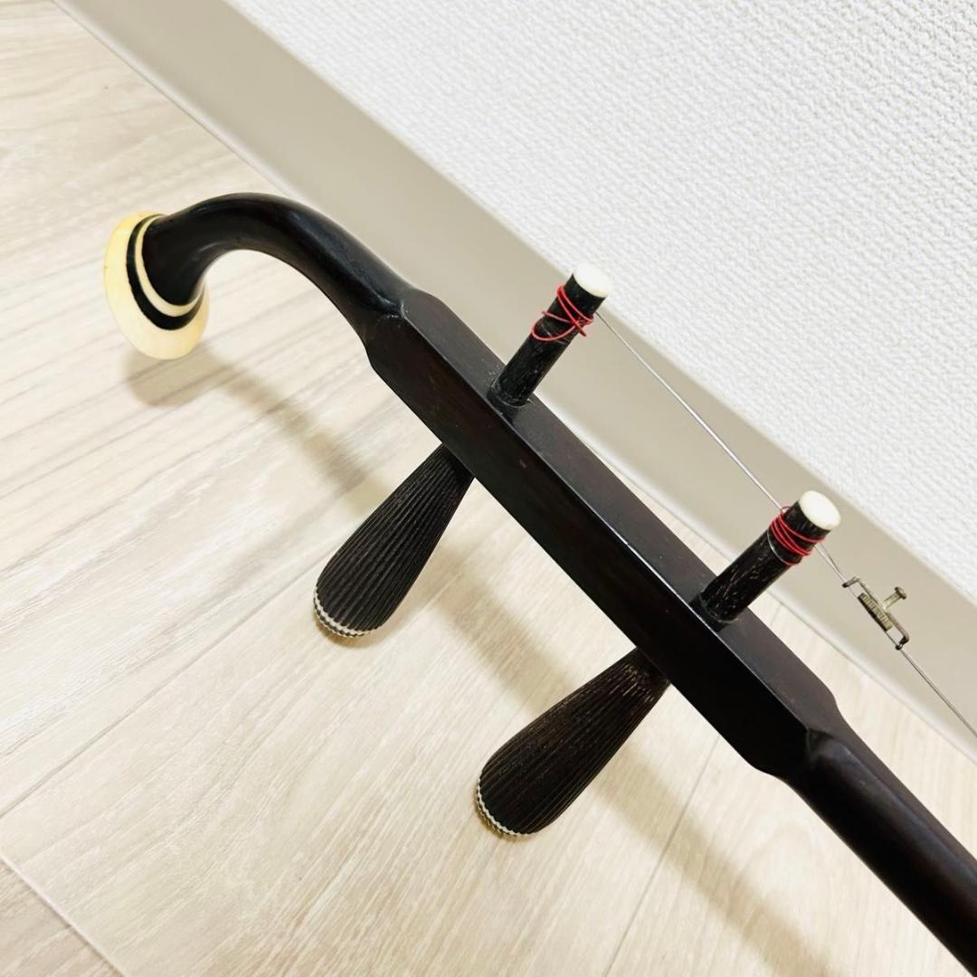 二胡 ZN-400H ◆紅木（新紅木）◆美品◆本革・蛇皮◆送料無料 ZEN-ON