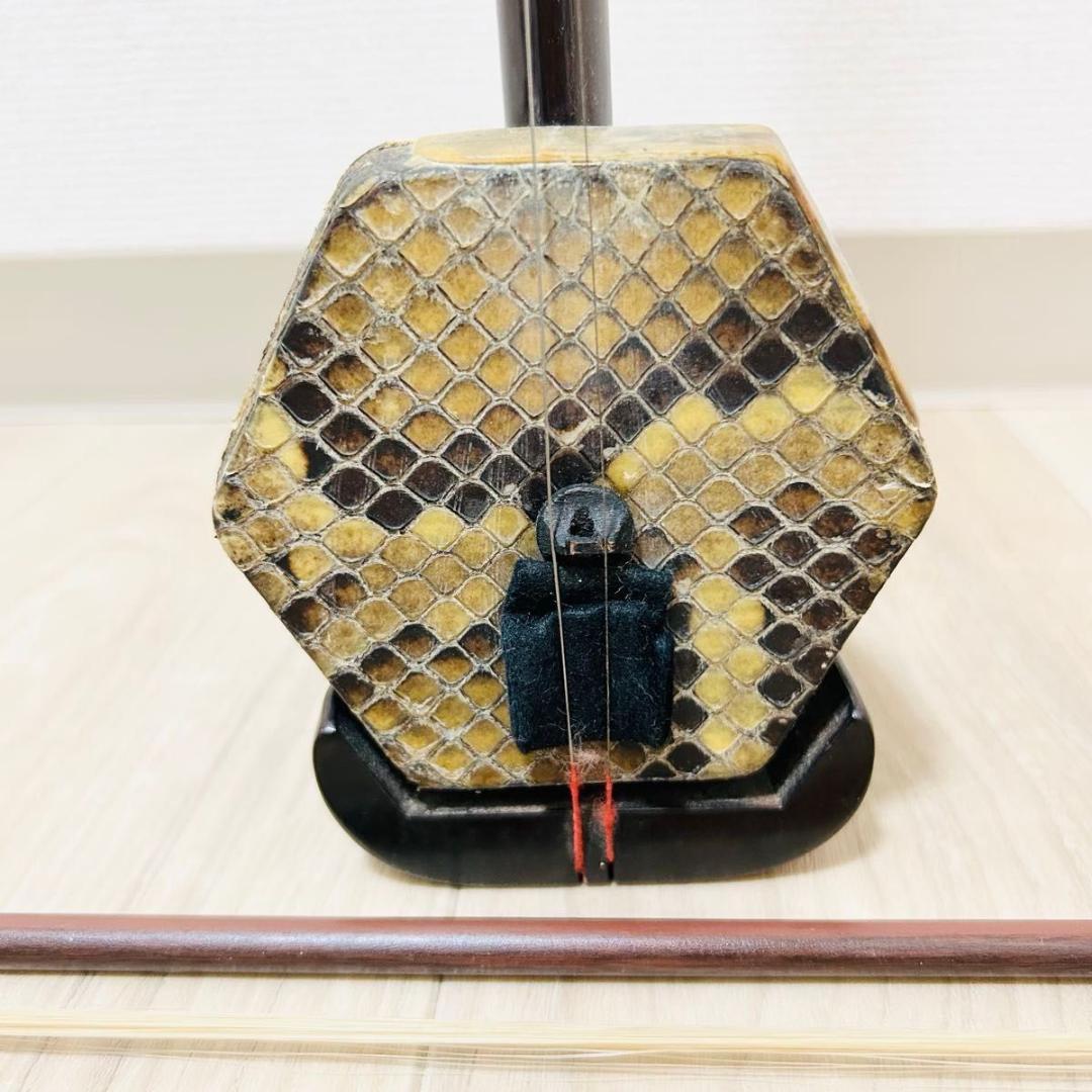 二胡 ZN-400H ◆紅木（新紅木）◆美品◆本革・蛇皮◆送料無料 ZEN-ON