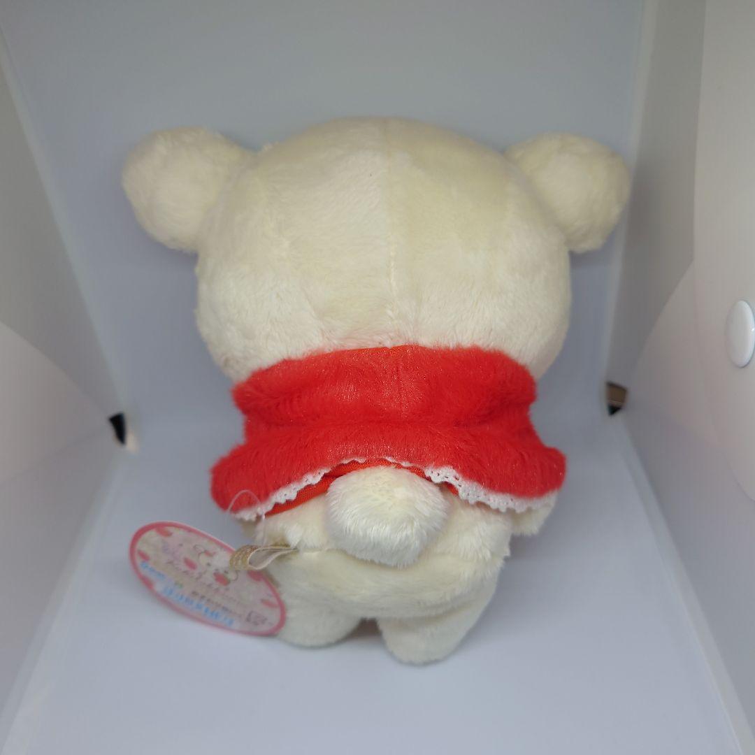 ストア限定◆コリラックマ おすわりぬいぐるみ いちご 赤