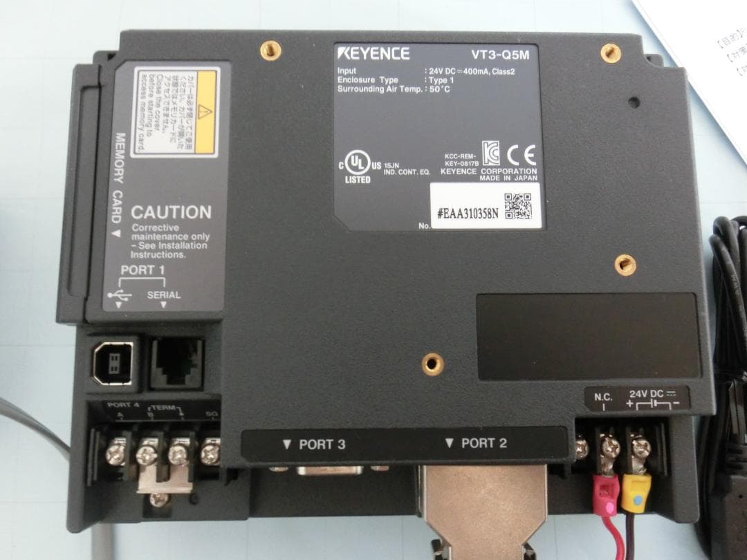 キーエンス Keyence PLC KV-16DT タッチパネル VT3-Q5S