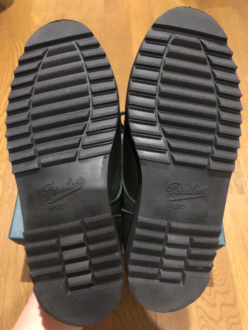 PARABOOT THIERSカーキレザーUK6