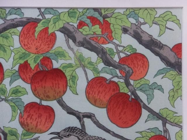 徳力富吉郎　落款印譜『信濃路豊饒』木版画 0109F