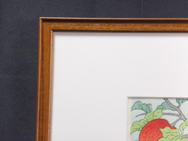 徳力富吉郎　落款印譜『信濃路豊饒』木版画 0109F