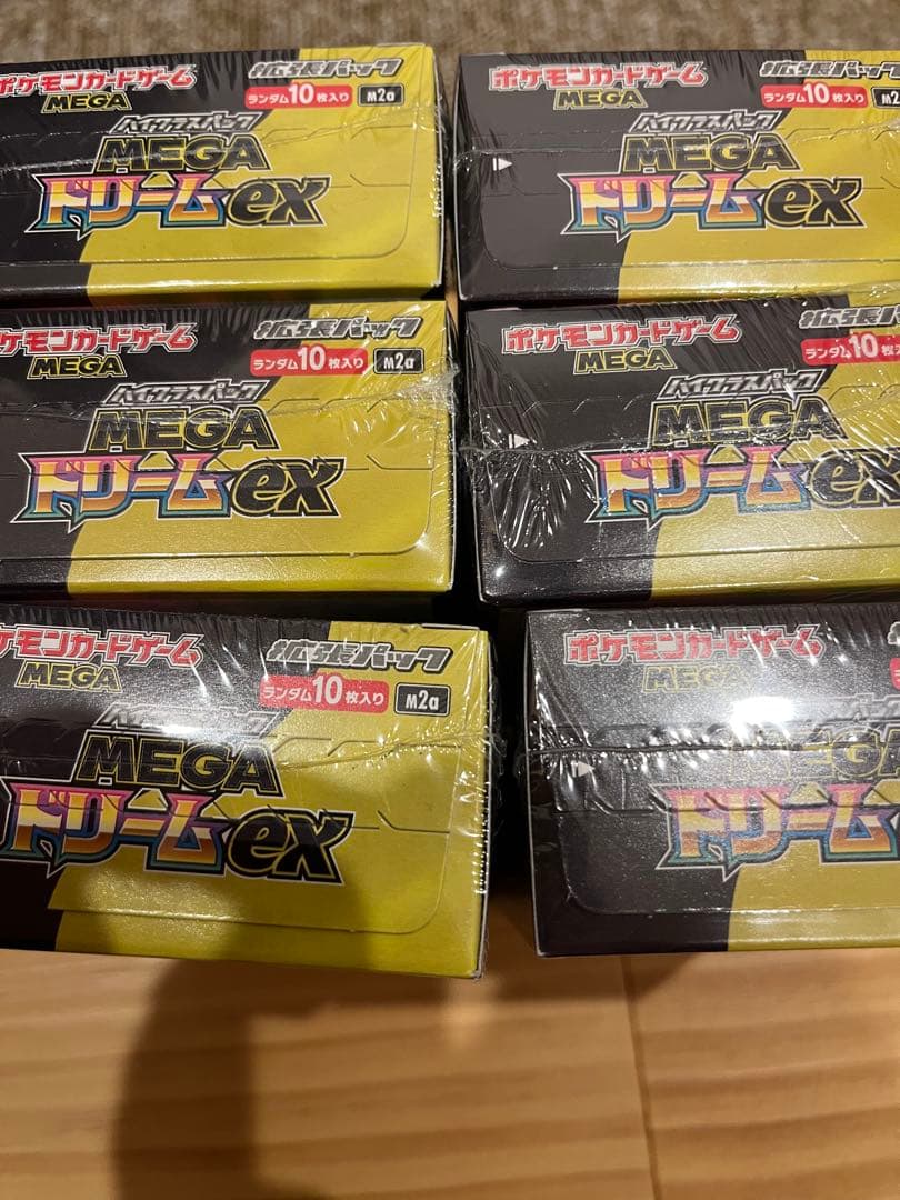 シュリンク付き　ポケカ　ドリームex6箱