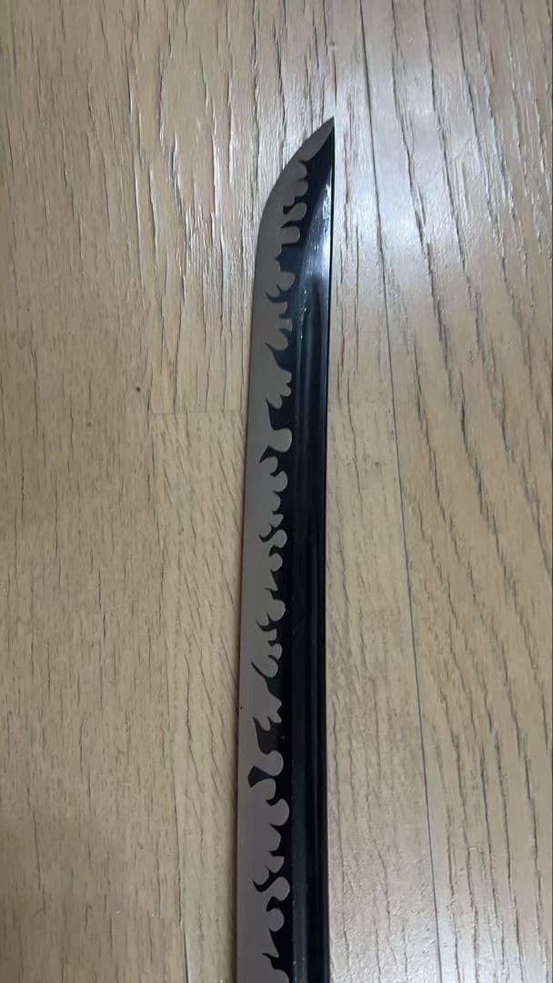 地金焼刃紋 黒炎武士打刀 剣道練習・コレクション用 模造刀居合練習用日本刀
