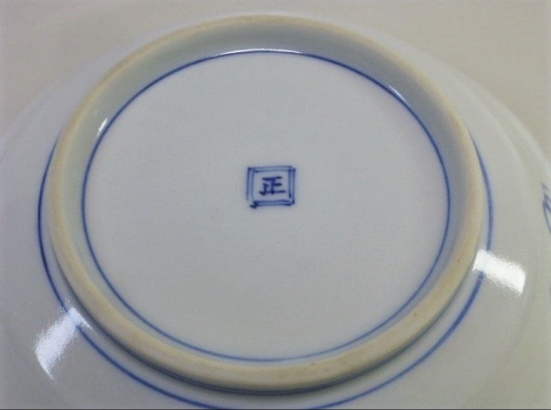 ★明治時代！伊万里 染付 皿 6枚！飛行龍に宝珠紋！★