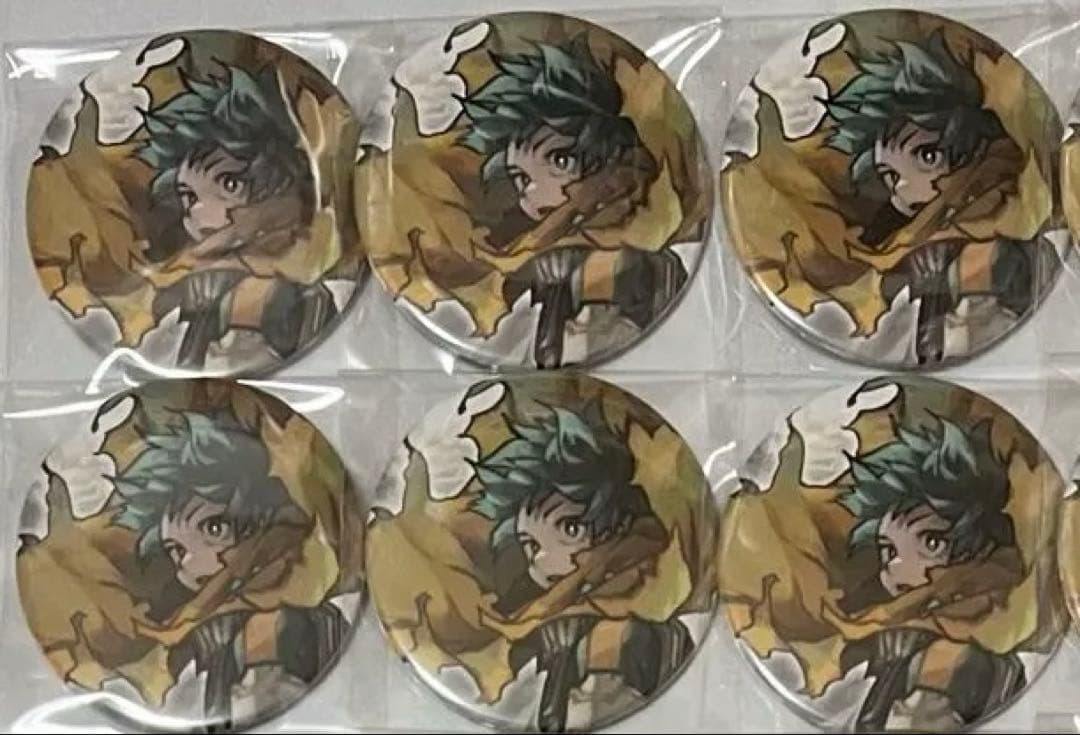 僕のヒーローアカデミア 原画展 缶バッジ 緑谷出久 ヒロアカ