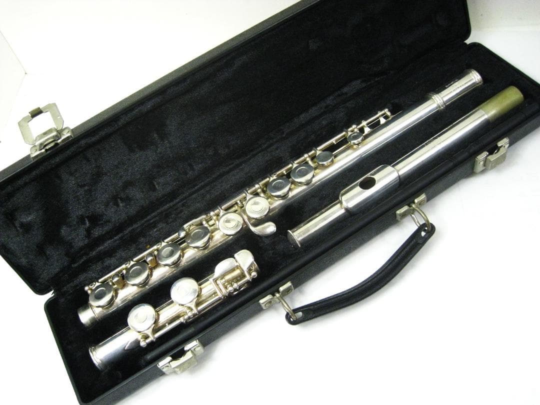 美品USAエルクハート フルート ゲマインハート2SP SilverPlated