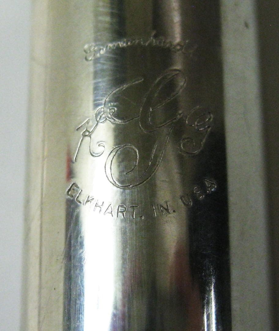 美品USAエルクハート フルート ゲマインハート2SP SilverPlated