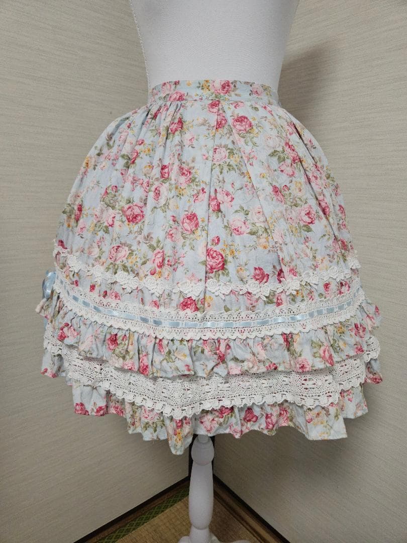 BABY２００９年ローズブーケニアスカート・サックス