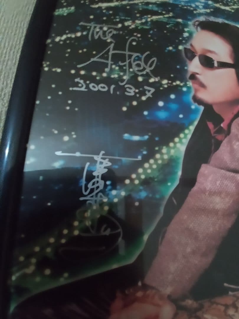 h*i様 THE ALFEE2001．3.7直筆サイン入りポスター。