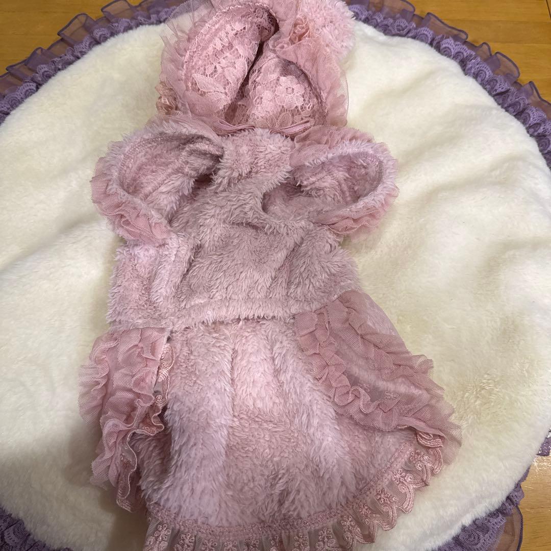 りんちゃん　くま耳ボアフリルワンピース2点セット