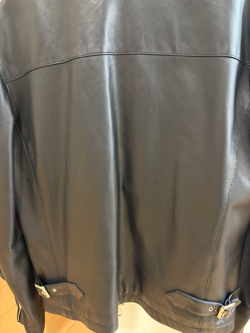 t*9様 CINQANTAブラックレザージャケット シングルライダース サイズ4