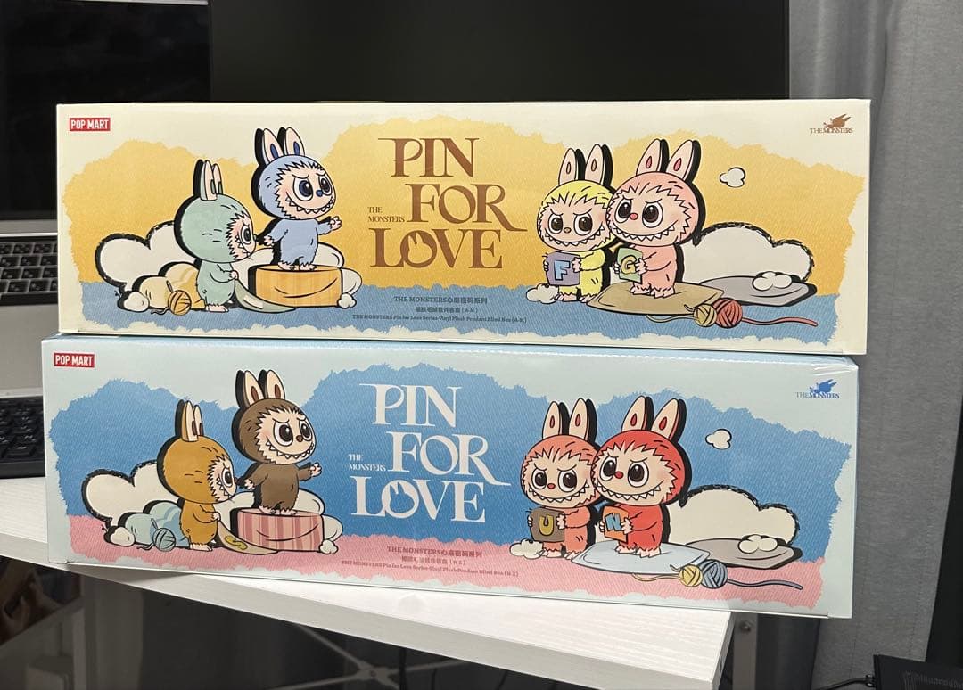 THE MONSTERS PIN FOR LOVE シリーズぬいぐるみペンダント