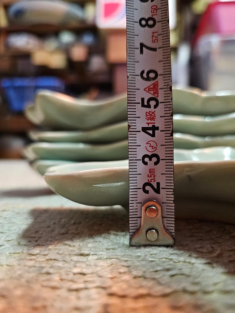 m*a様 その2 幕末明治頃の伊万里 魚型変形皿 5客セット