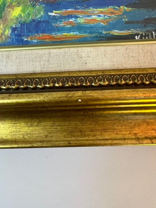 大澤 喜一　油絵　額縁付き