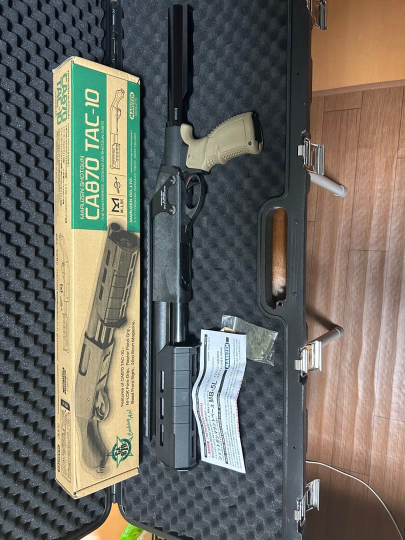 【マルゼン】CA870 TAC10 ショットガン　実物グリップ＆ストックカスタム