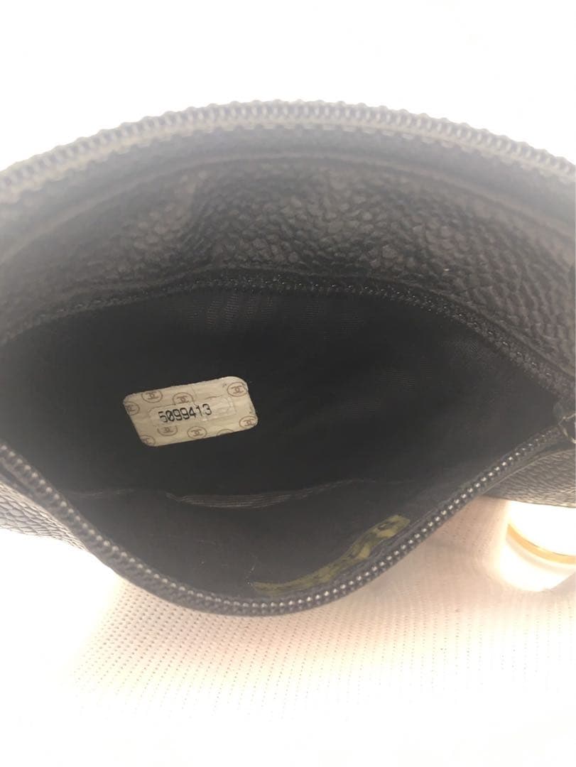 シャネル　CHANEL キャビアスキン　ケース