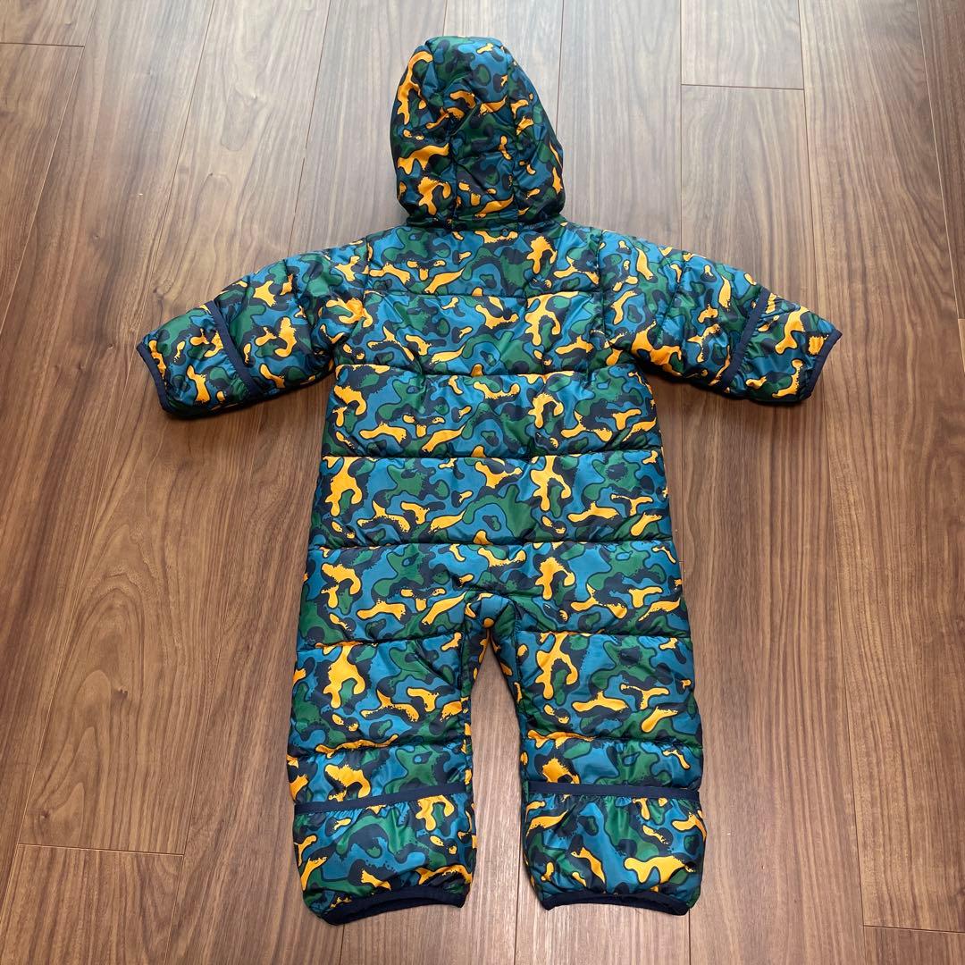 BURTON 迷彩柄 フード付きスキーウェア 12M