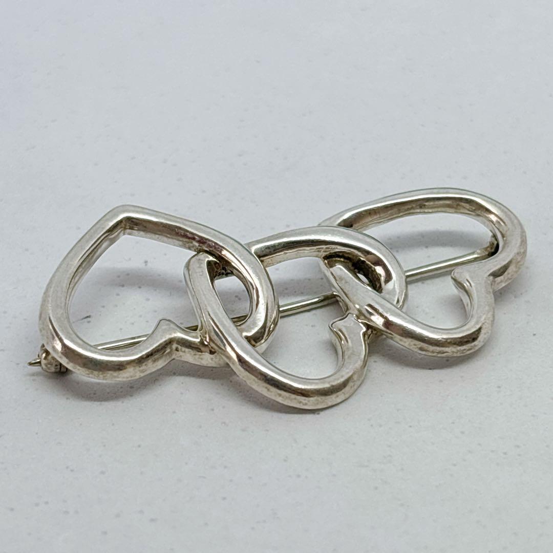 Tiffany&Co. ティファニー トリプルハートブローチ 箱付