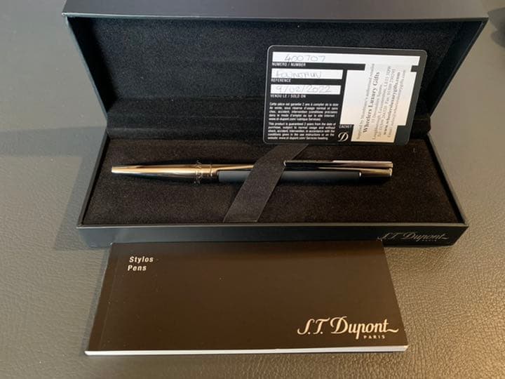 S.T DuPont Defi 万年筆　ガンメタル　M字