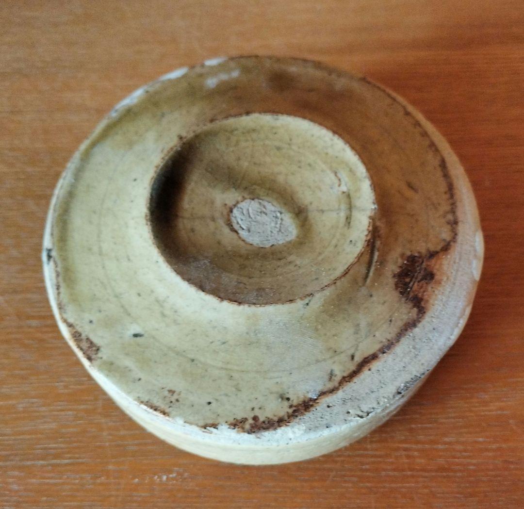 骨董　瀬戸　美濃　灰釉　蓋物