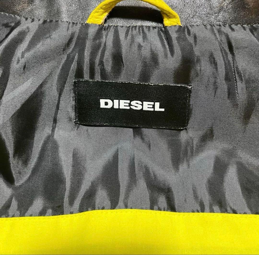 【美品】DIESEL 本革 2way マルチ〈定価137,500円〉