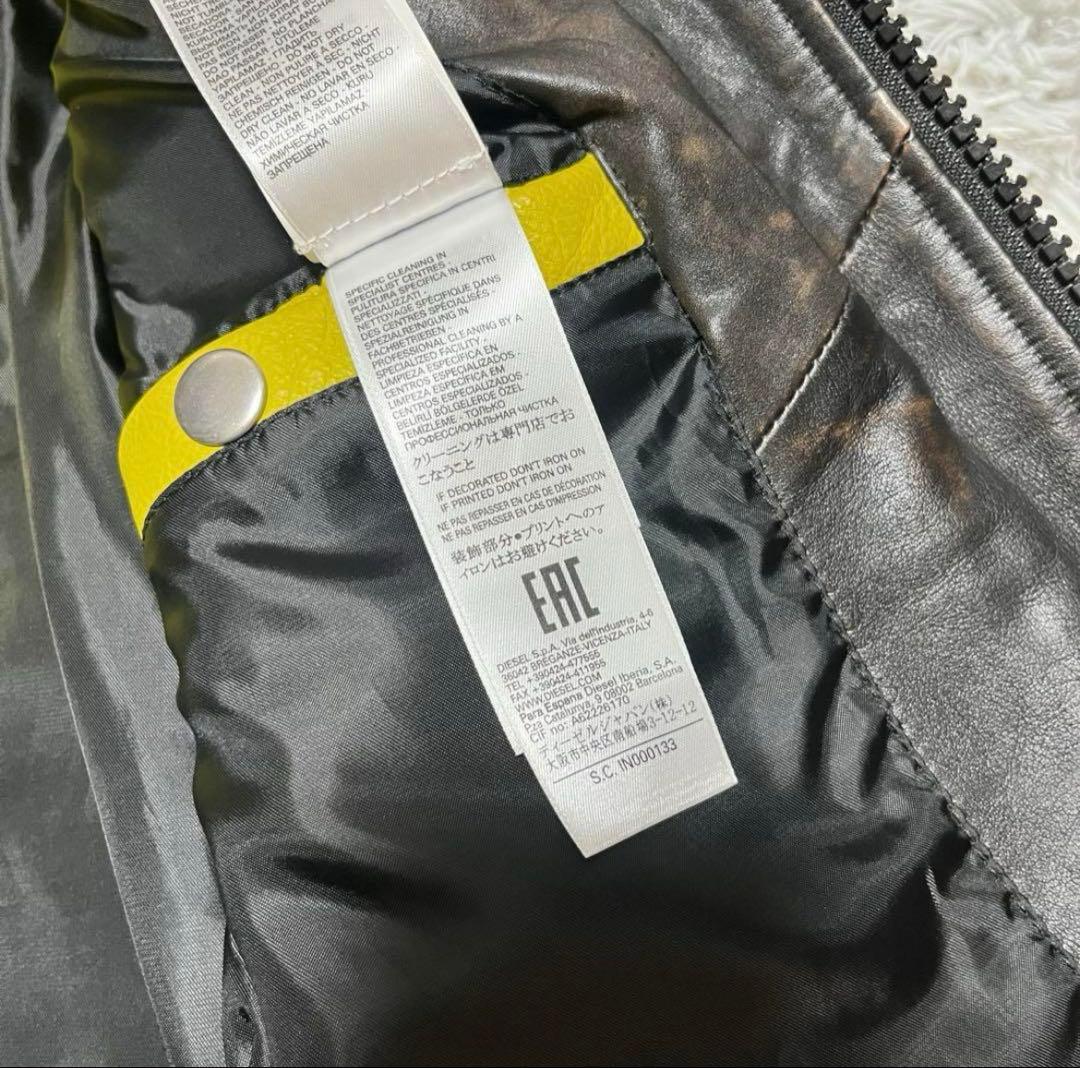 【美品】DIESEL 本革 2way マルチ〈定価137,500円〉