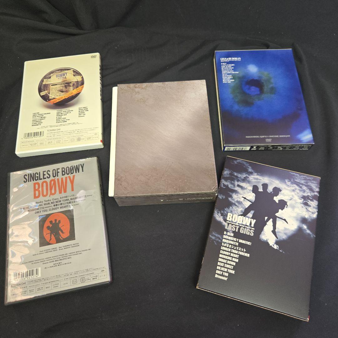 BOØWY DVDセット ライブ・シングル集