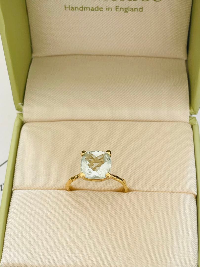 Alex Monroe アクアマリンリング