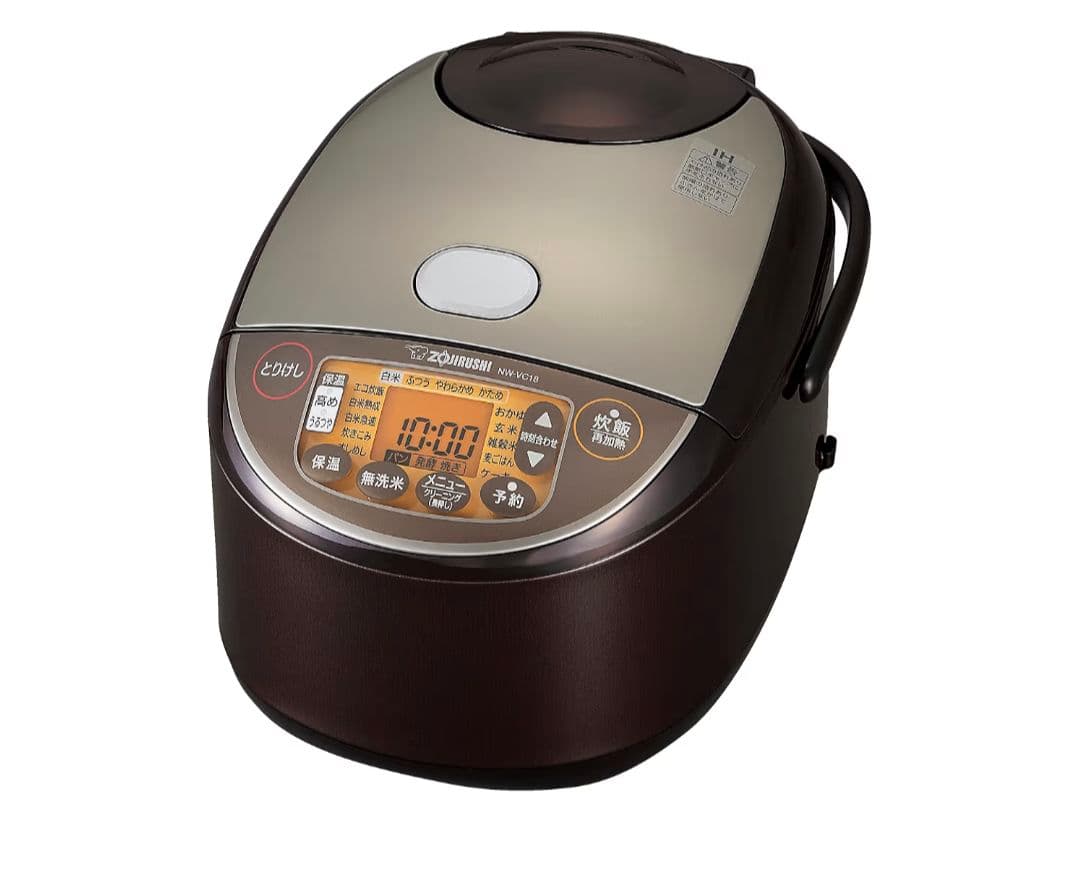 象印 NW-VC18-TA 炊飯器 1.8L(1升炊き) IH