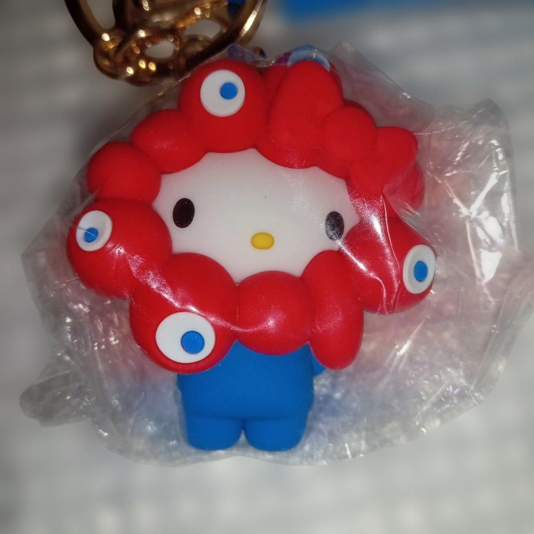 A*i様 関西万博会場限定　キティ　黒ミャクミャクなりきりキーホルダー　ノーマル