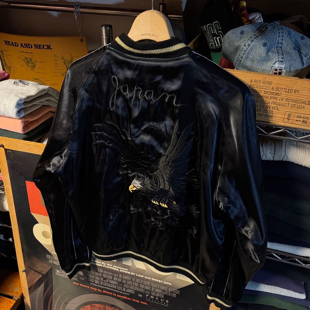 美品 豪華刺繍 小泉進次郎 テーラー東洋 スカジャン 横須賀ジャンパー 希少 L