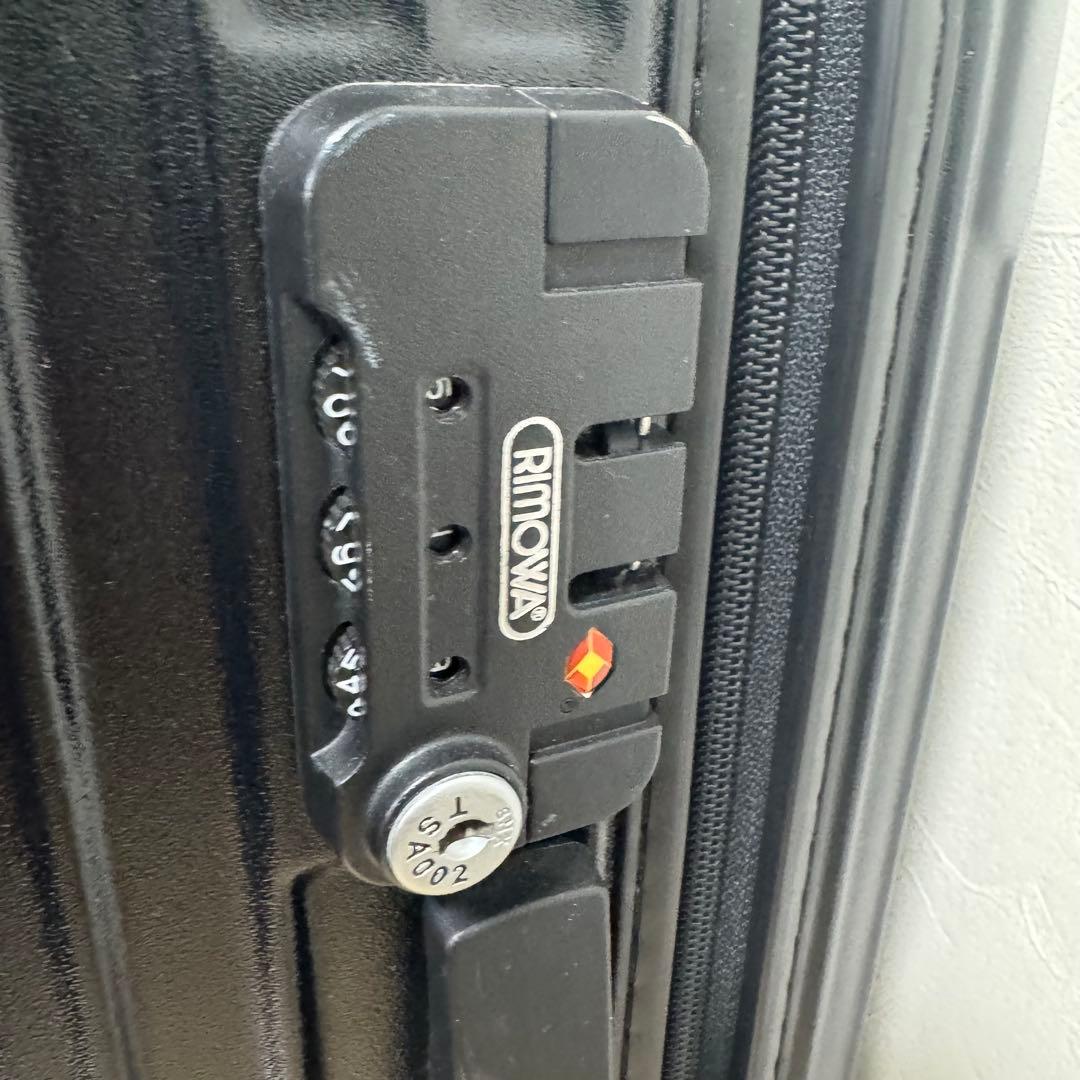 RIMOWAリモワ サルサ機内持込み マットブラック2輪TSAロック 美品 黒