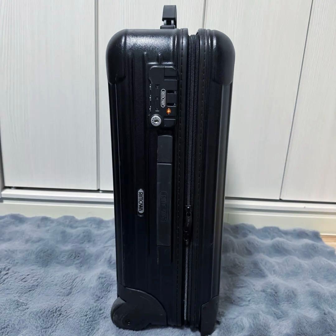 RIMOWAリモワ サルサ機内持込み マットブラック2輪TSAロック 美品 黒