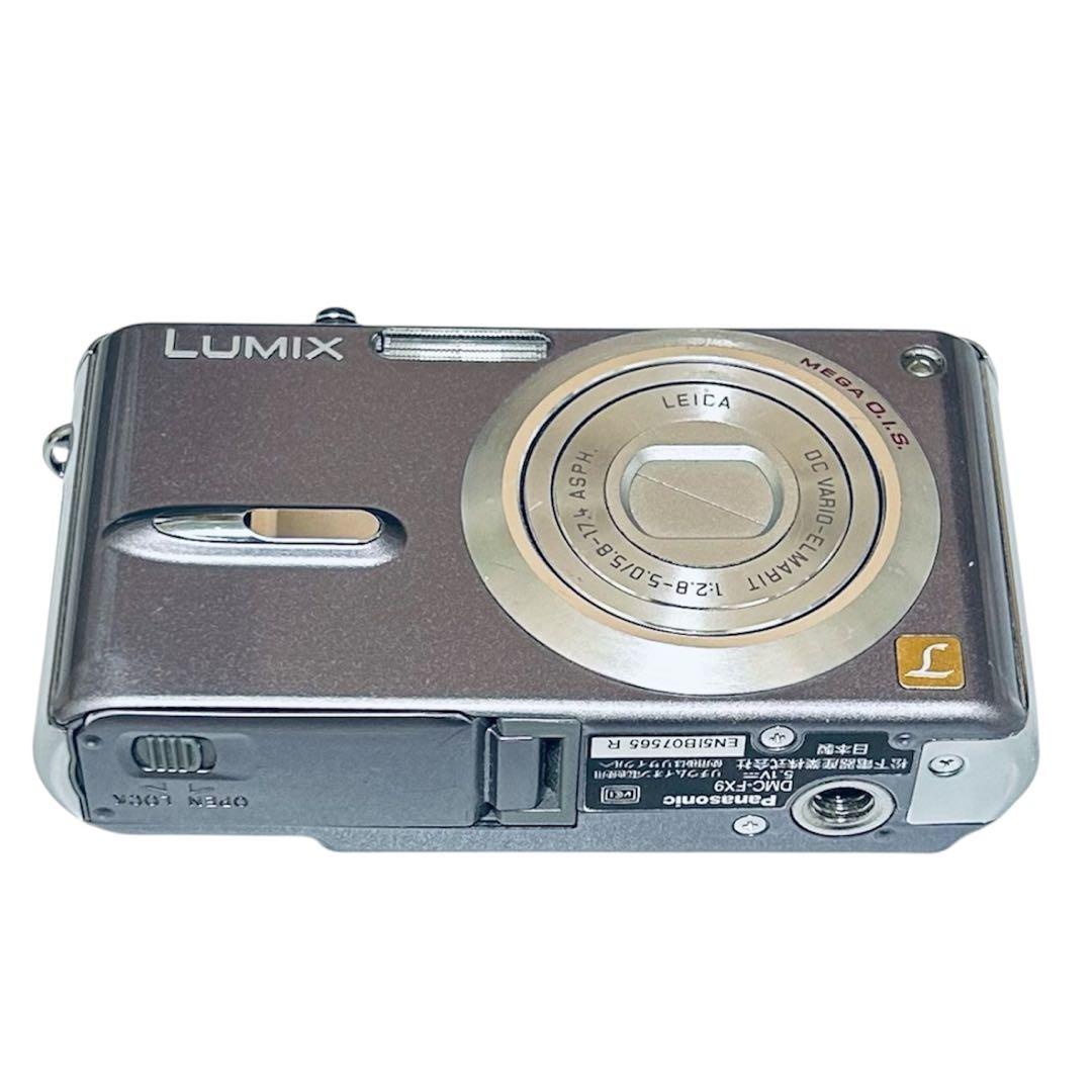 Panasonic DMC-FX9 グレーLEICAレンズ デジカメ 動作確認済