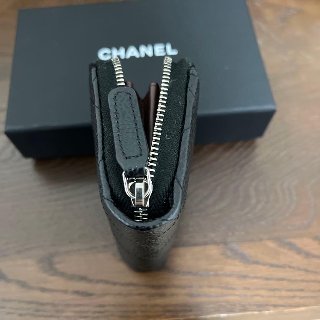 シャネルキャビアスキン　ケース