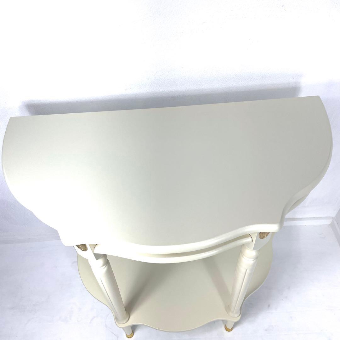 コンソールテーブル　サイドテーブル　インテリア　花台　アンティーク　　ロココ調