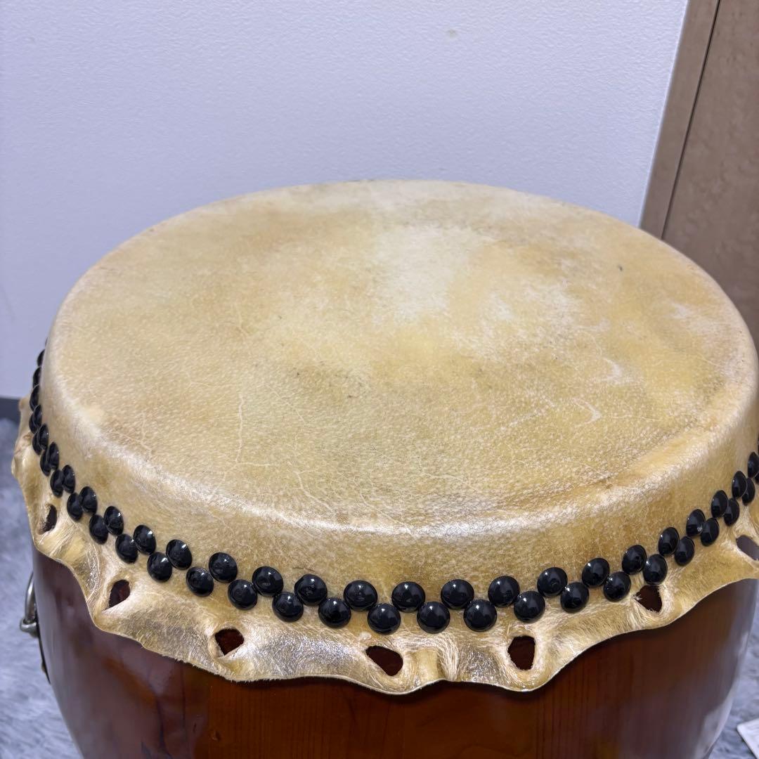 和太鼓 一尺四寸 バチ付き 耳付き