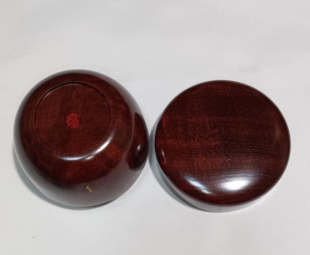 茶道具　木地師　和田海山作　欅拭漆塗杢目沈金加工平棗　超美品！！